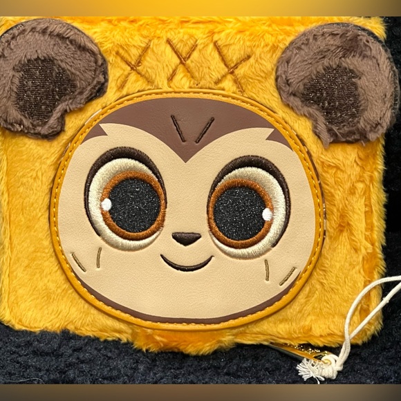 NWT Loungefly Star Wars plush Wicket bi-fold wallet - Picture 7 of 12